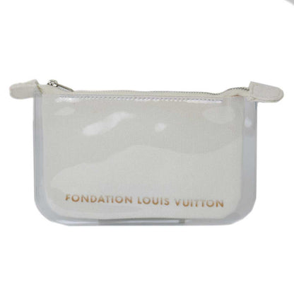 Louis Vuitton  Foundation Museum Limited Edition Pouch White