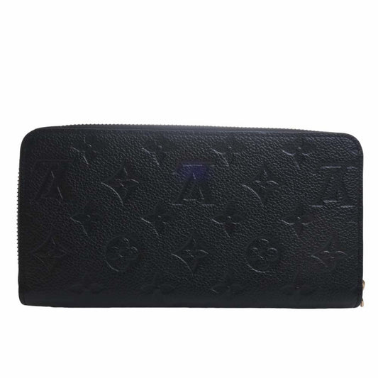 LOUIS VUITTON Empreinte Zippy Round Long Wallet M61864 Black Ladies