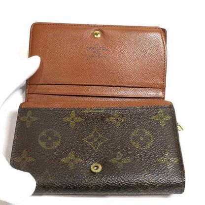 Louis Vuitton  Monogram Portomonevier Tresor M61730 Bifold Wallet