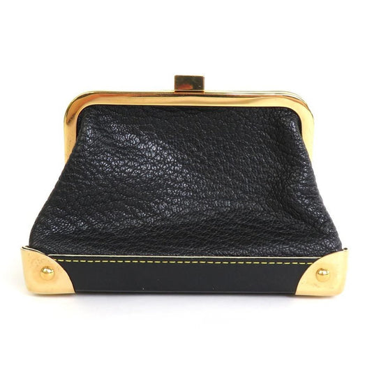 Louis Vuitton  Coin Case Suhari Portomonet Vienois Leather Black Gold  M91834 e55861f