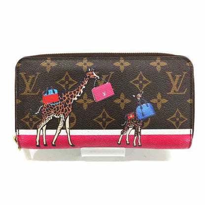 Louis Vuitton  Zippy M62085 Wallet 2017 Holiday Collection Monogram Round Long Giraffe