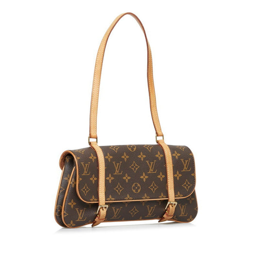 Louis Vuitton  Monogram Marrel Shoulder Bag M51157 Brown PVC Leather Ladies