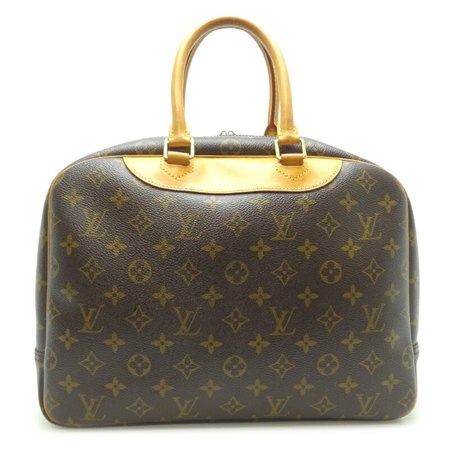 LOUIS VUITTON Deauville [Bowling Vanity] Women's Handbag M47270[] Monogram Ebene [Brown]