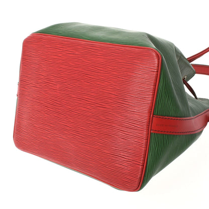 Louis Vuitton  Epi Petit Noe Bicolor Green / Red M44147 Women's Leather Shoulder Bag