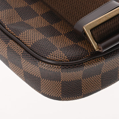 Louis Vuitton  Damier Pochette Ganju SP Order Brown N48048 Women's Canvas Body Bag