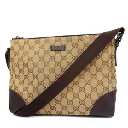 GUCCI  Shoulder Bag 114273 Women's GG Canvas Shoulder Bag Beige,Brown