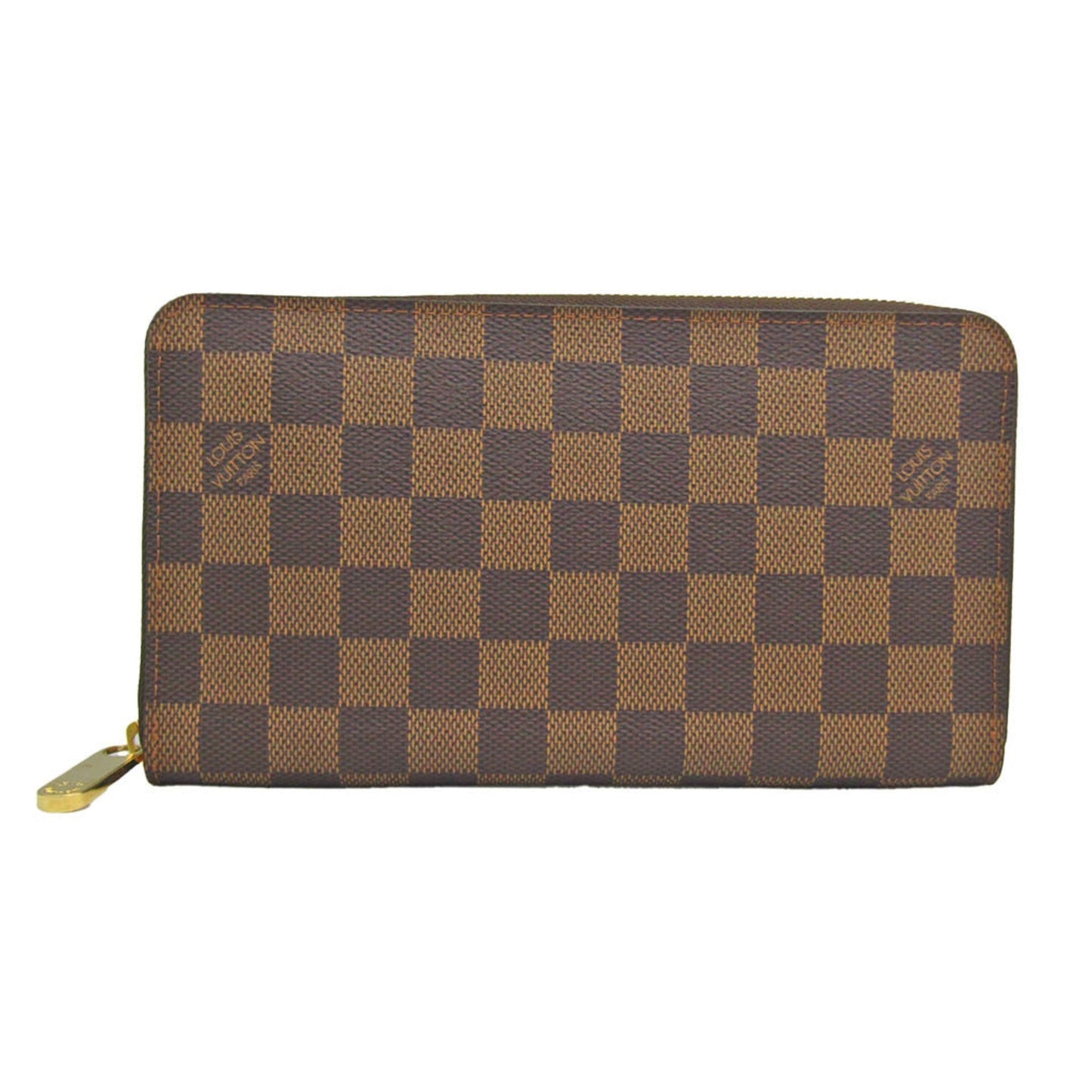 LOUIS VUITTON Damier Zippy Organizer N60003 Men,Women Damier Canvas Long Wallet [bi-fold] Ebene