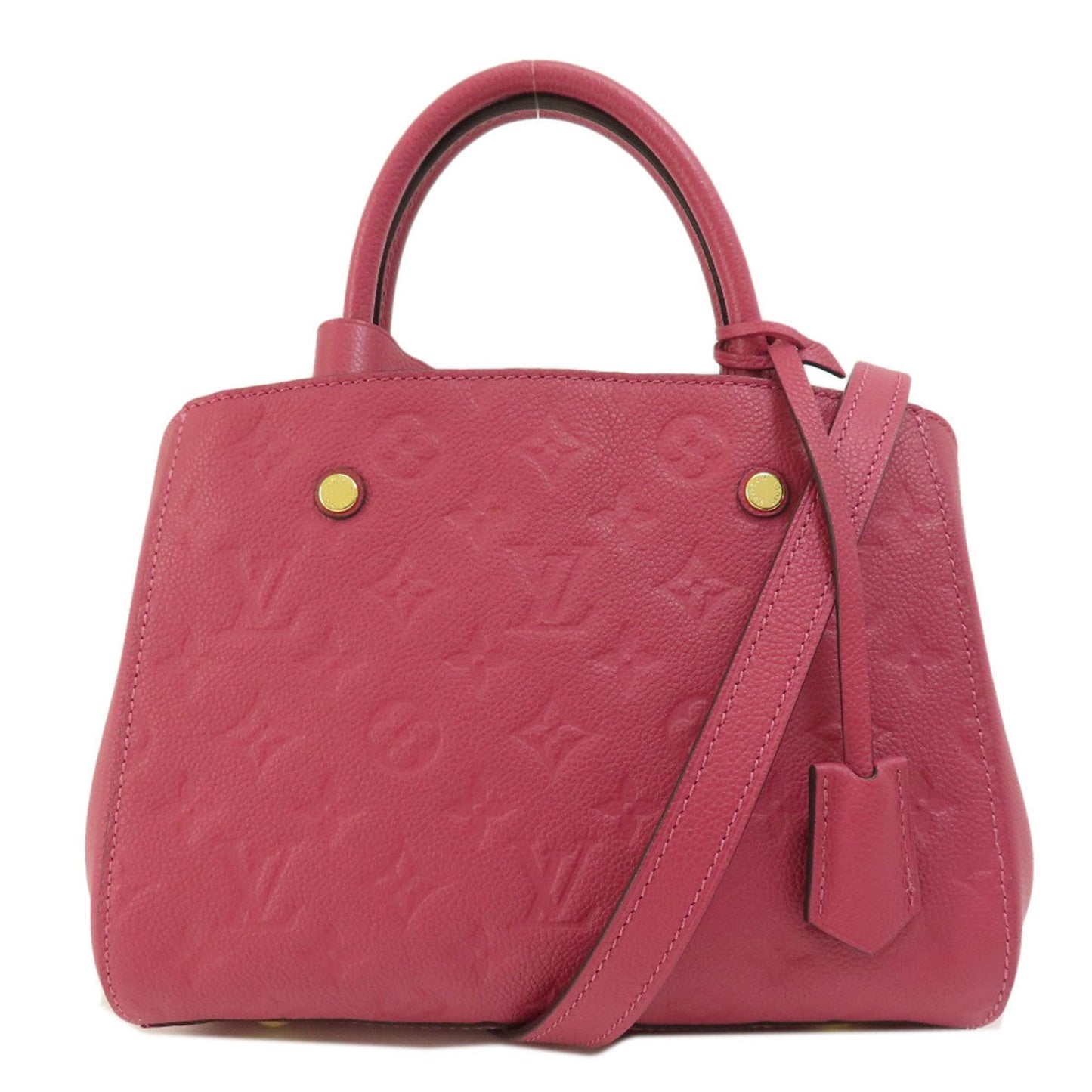 Louis Vuitton  Montaigne BB Rose Handbag Amplant Ladies