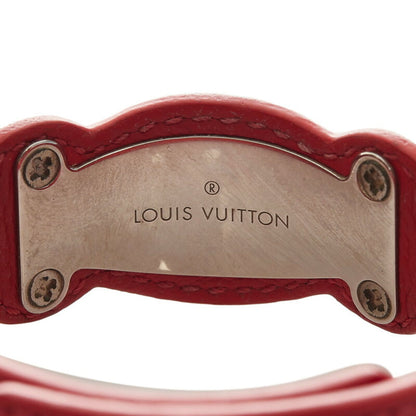 Louis Vuitton  epi bracelet red leather ladies