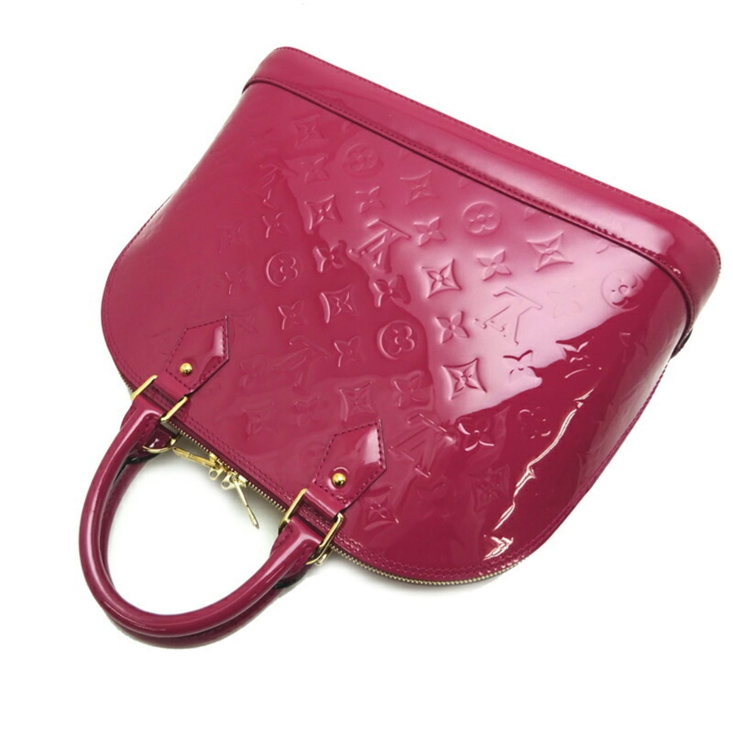 LOUIS VUITTON Alma Women's Handbag M93625[] Monogram Vernis Rose Pop [Pink]