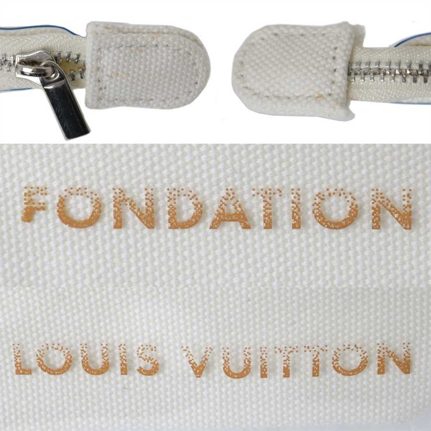 Louis Vuitton  Foundation Museum Limited Edition Pouch White