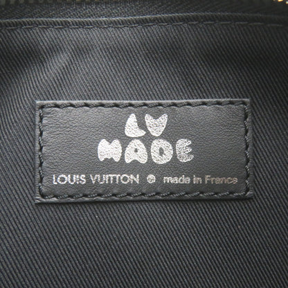 LOUIS VUITTON Drip Keepall XS Black Monogram denim denim leather M81010