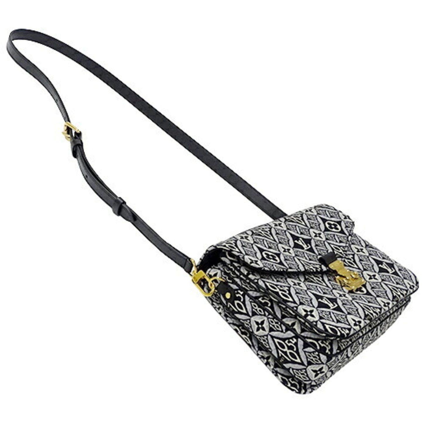 Louis Vuitton  Bag Monogram Jacquard SINCE 1854 Ladies Handbag Shoulder Pochette Metis MM Gray M57272 2020 Collection