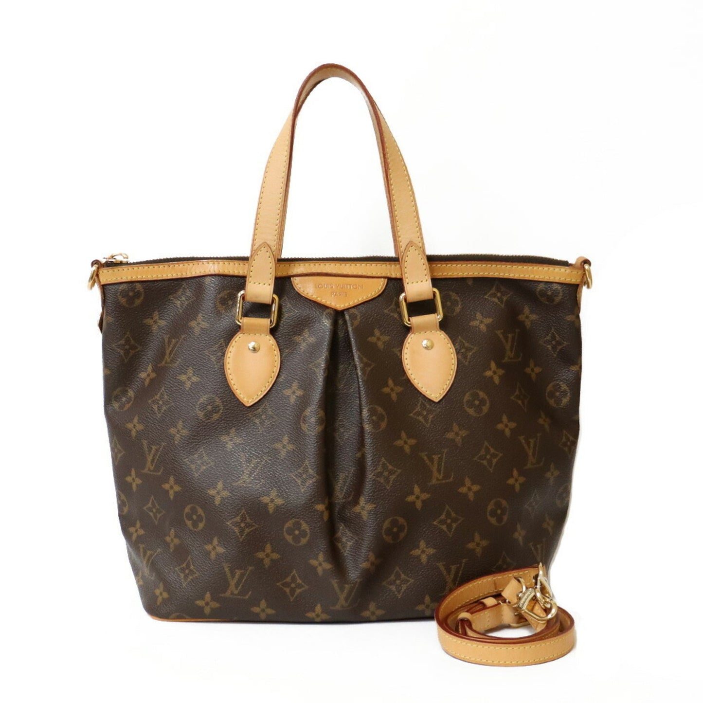 Louis Vuitton  Handbag Monogram 2way Palermo PM M40145 Brown Women's Canvas