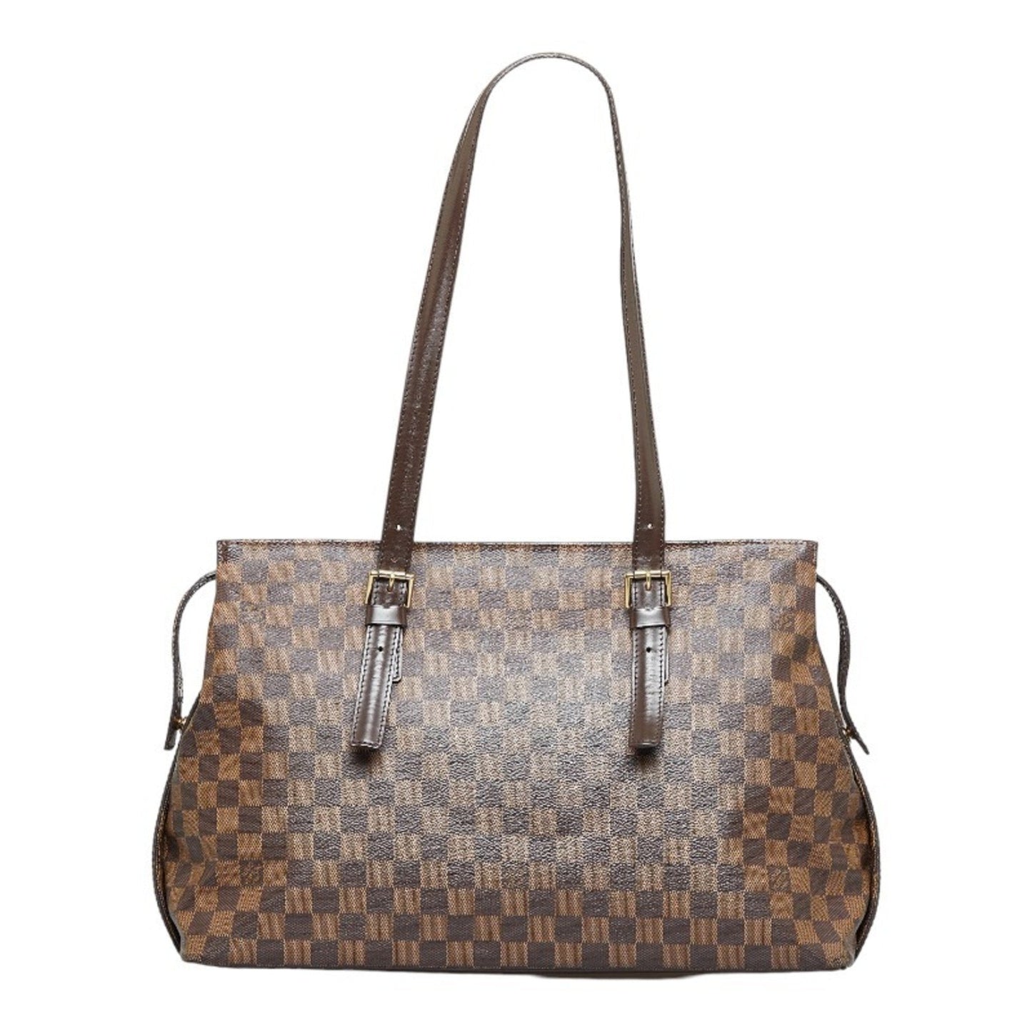 Louis Vuitton  Damier Chelsea Tote Bag Shoulder N51119 Brown PVC Leather Ladies