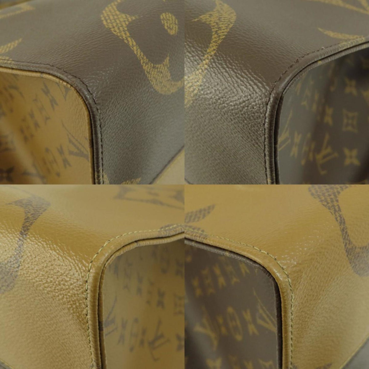 Louis Vuitton  M44576 On The Go GM Giant Monogram Tote Bag Reverse Women's