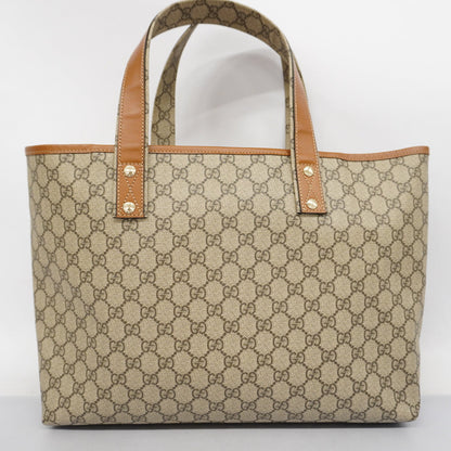 GUCCI  Sherry Line 211134 Women's GG Supreme Tote Bag Beige