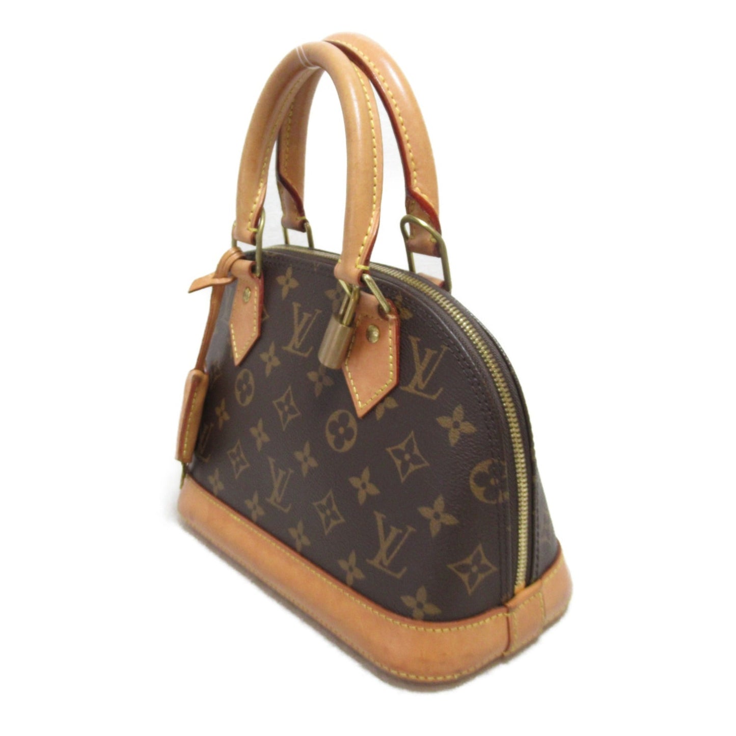 LOUIS VUITTON Alma BB 2way Shoulder Bag Brown Monogram PVC coated canvas