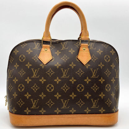 LOUIS VUITTON Alma [old] M51130 Monogram Handbag Brown PVC