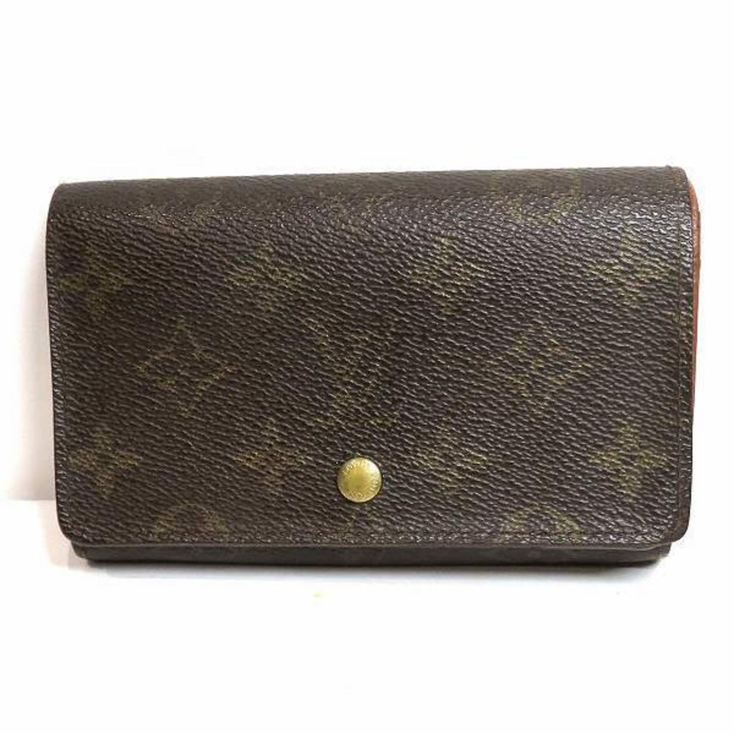 Louis Vuitton  Monogram Portomonevier Tresor M61730 Bifold Wallet