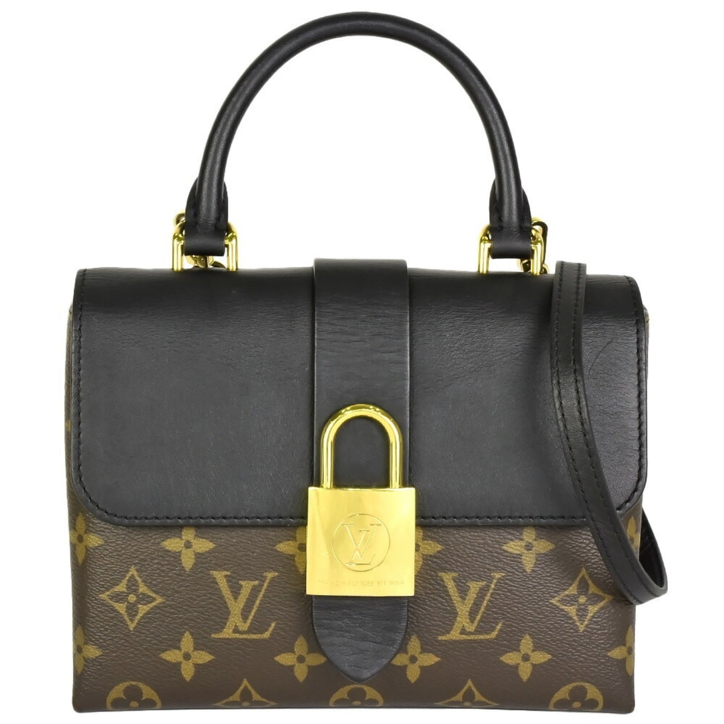 Louis Vuitton  Rocky BB shoulder strap Handbag Bag monogram Noir M44141