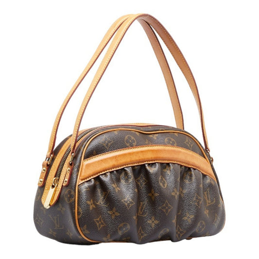 Louis Vuitton  Monogram Clara Handbag M40057 Brown PVC Leather Ladies