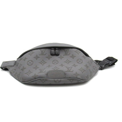 LOUIS VUITTON Discovery Bumbag PM Gray Monogram Shadow leather M46108