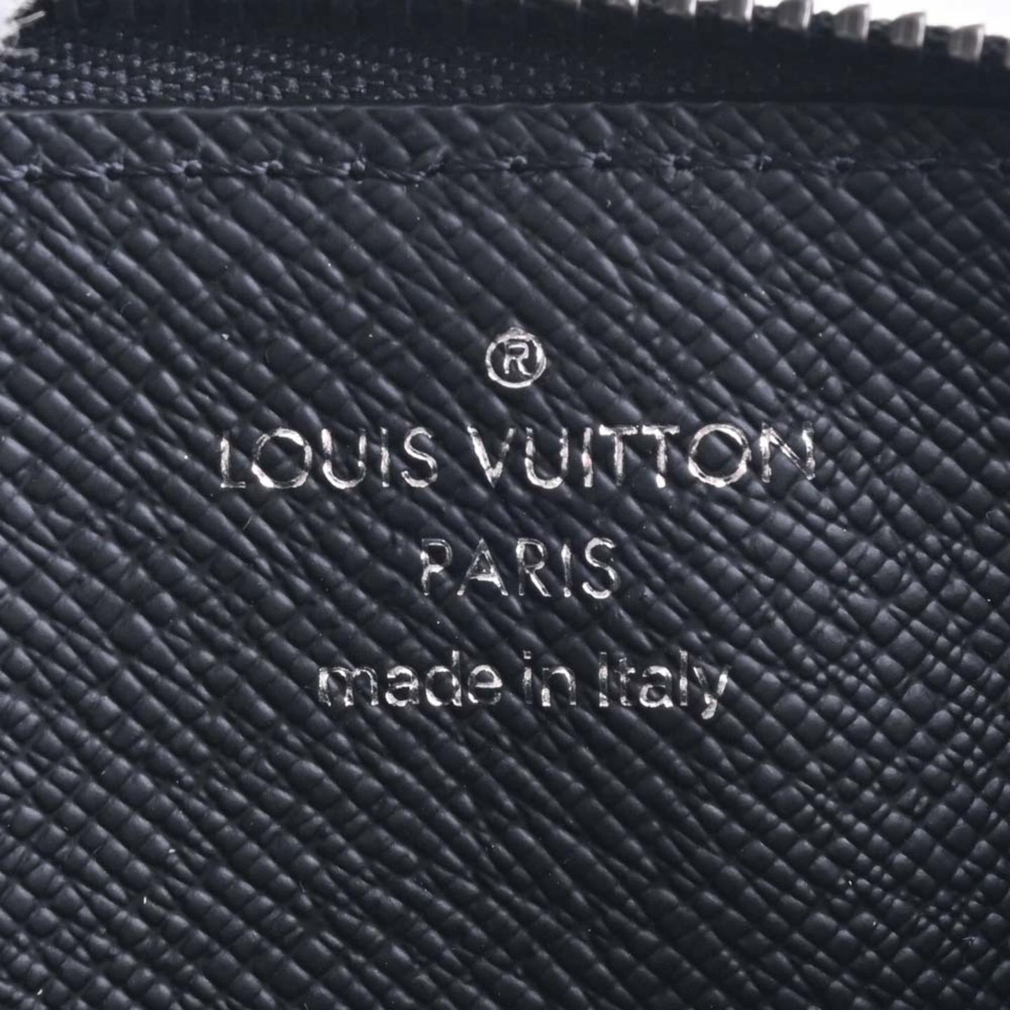 LOUIS VUITTON Eclipse Reverse Coin Card Holder M69533 Black Men's