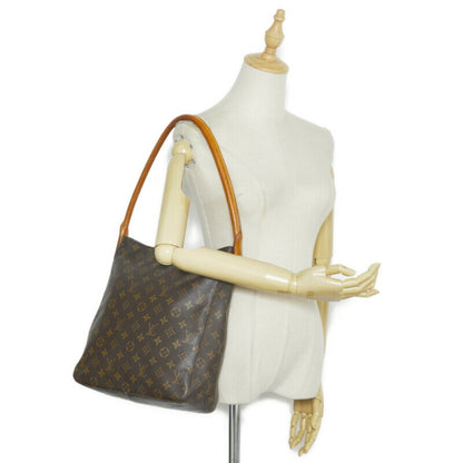 Louis Vuitton  Monogram Looping GM Shoulder Bag Handbag M51145 Brown PVC Leather Ladies