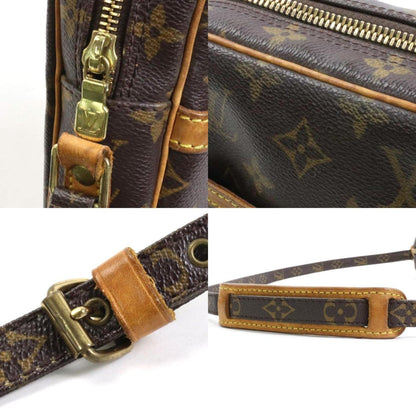 Louis Vuitton  Crossbody Shoulder Bag Monogram Danube Canvas Brown  M45266