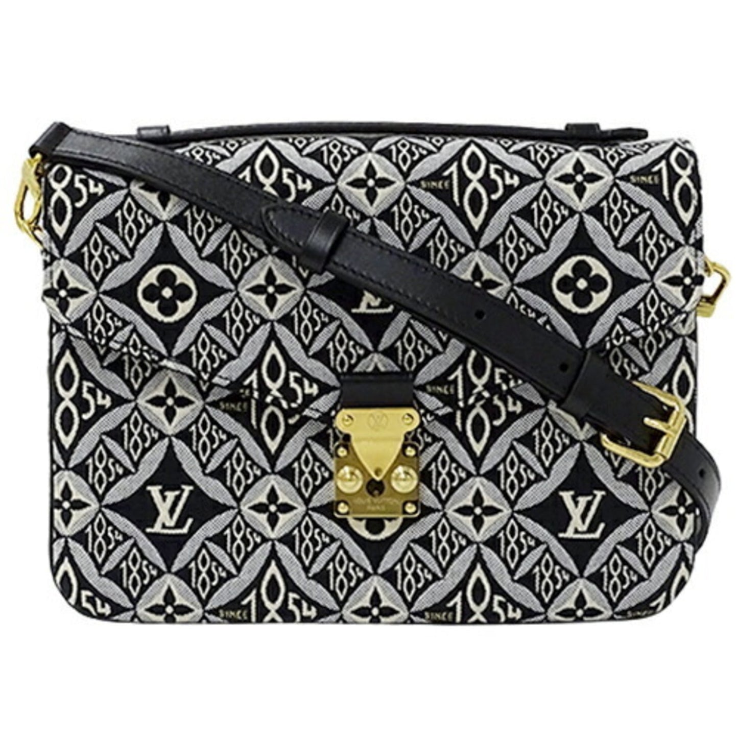 Louis Vuitton  Bag Monogram Jacquard SINCE 1854 Ladies Handbag Shoulder Pochette Metis MM Gray M57272 2020 Collection