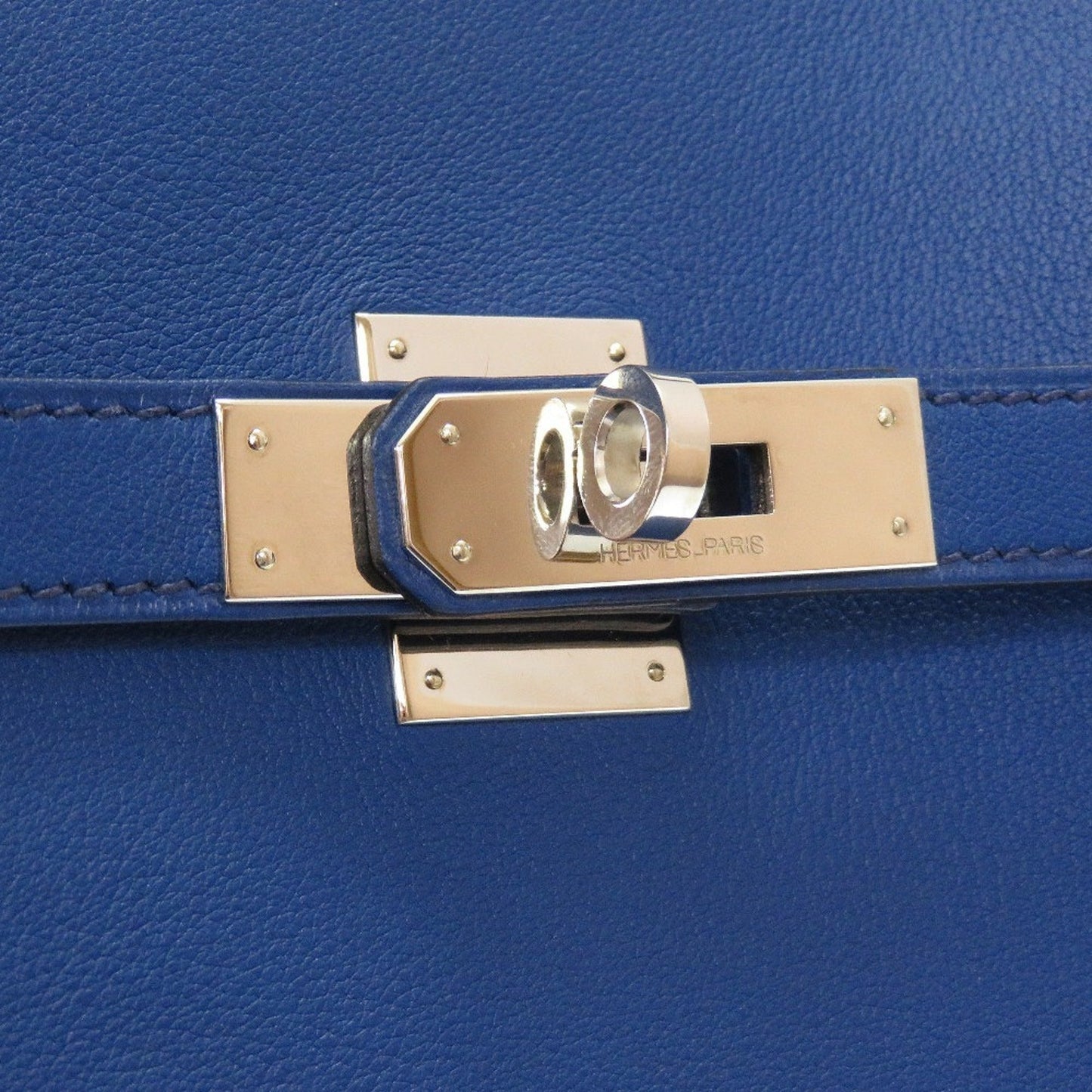 Hermes Kelly Sports Vogue River Blue E Engraved Shoulder Bag