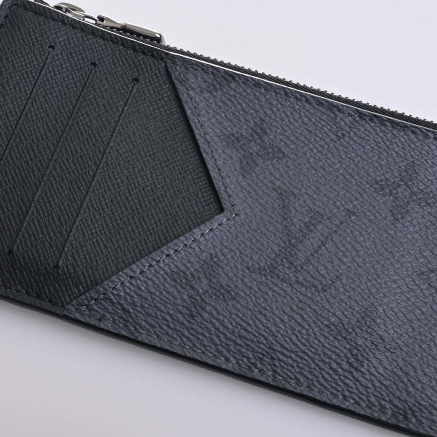 LOUIS VUITTON Eclipse Reverse Coin Card Holder M69533 Black Men's