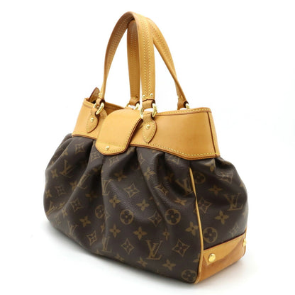 Louis Vuitton  Monogram Boesi PM Handbag Tote Bag Turnlock M45715