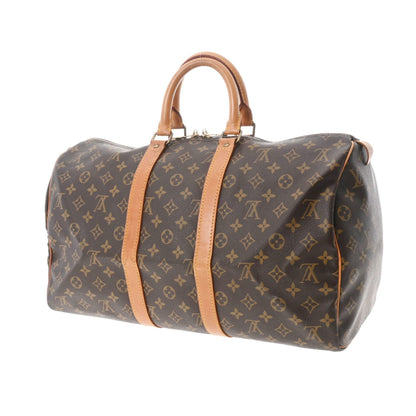 Louis Vuitton  Monogram Keepall 45 Brown M41428 Women's Canvas Boston Bag