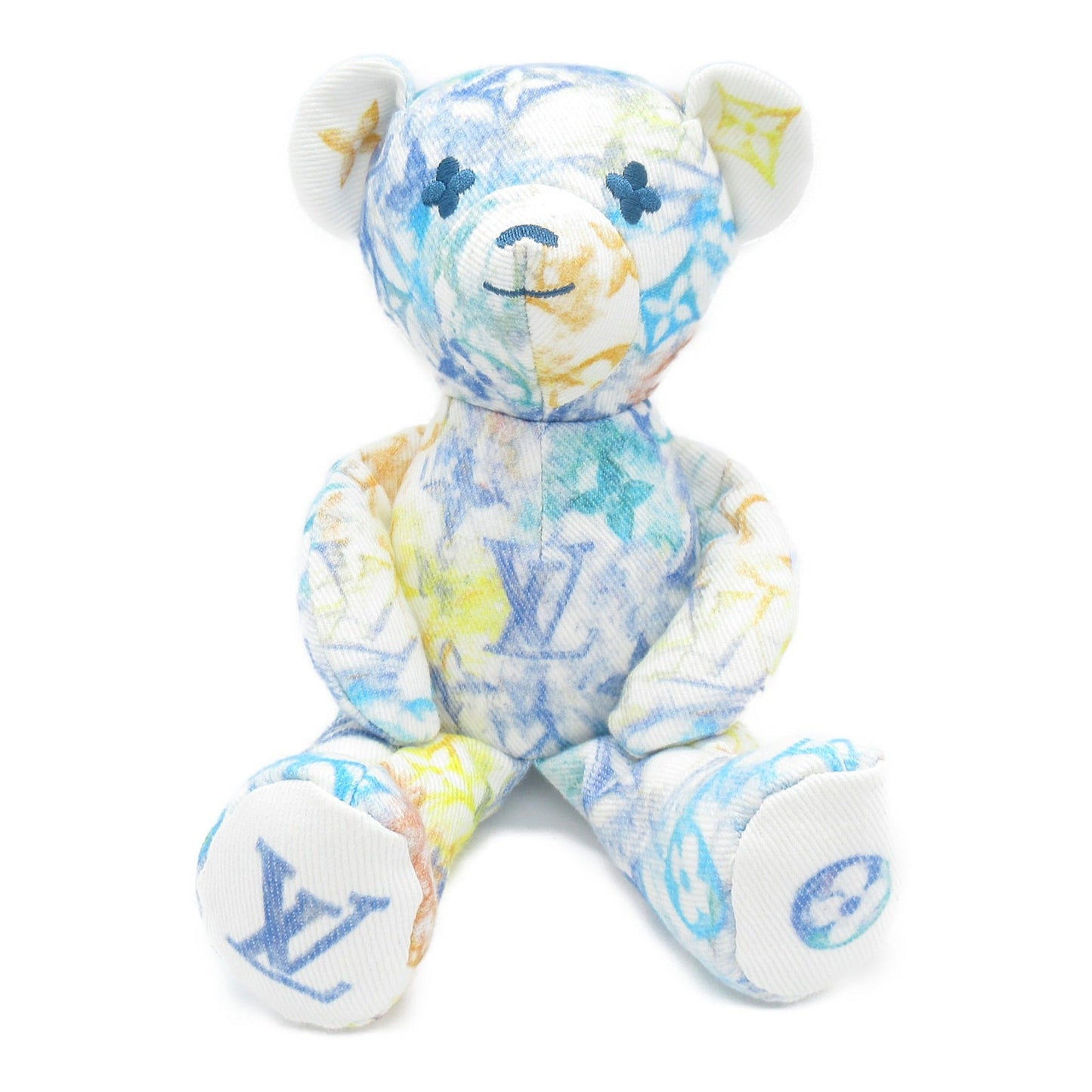 LOUIS VUITTON doudou louis teddy bear White Organic cotton GI0502