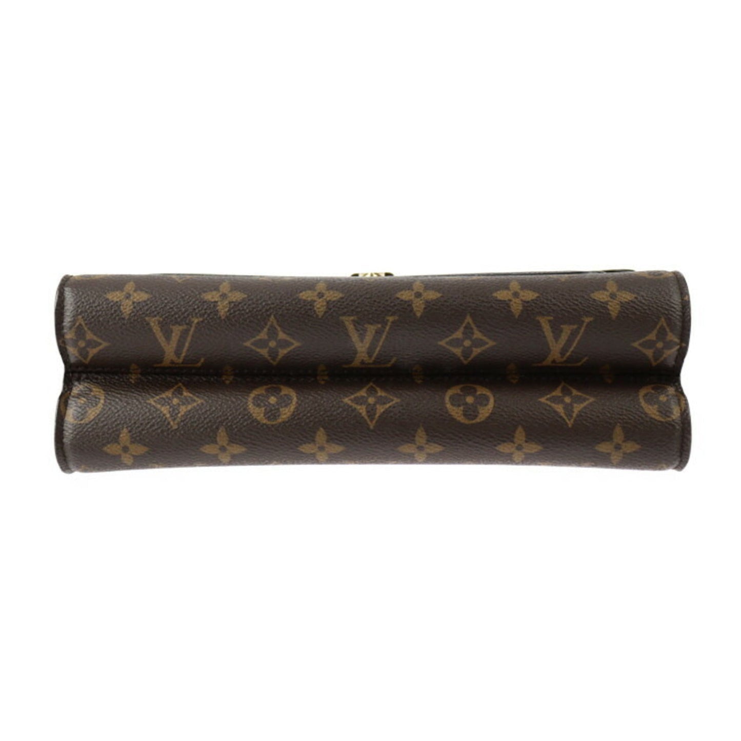 Louis Vuitton  Victoire Shoulder Bag M41730 Monogram Canvas Calfskin Brown Black Gold Hardware Chain