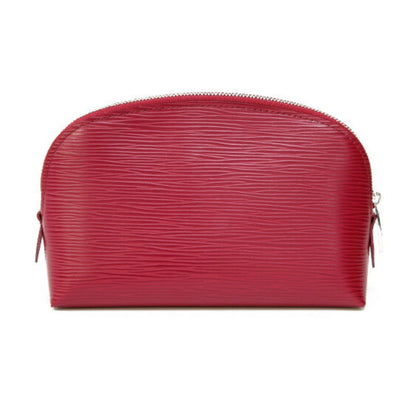 Louis Vuitton  Epi Pochette Tick Leather Fuchsia Engine Makeup Pouch Louis Vuitton  Women's Men's