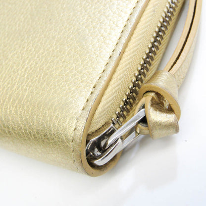 Louis Vuitton  Zippy Lock Me Japan Limited M63816 Women's Calf Leather Long Wallet [bi-fold] Gold