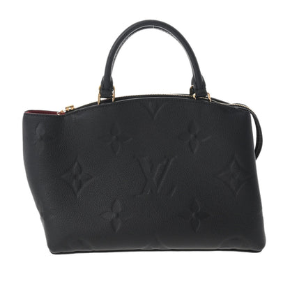 Louis Vuitton  Monogram Emplant Petit Palais PM Noir M58916 Women's Bag