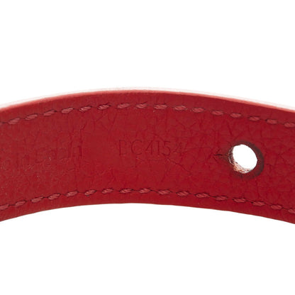 Louis Vuitton  epi bracelet red leather ladies