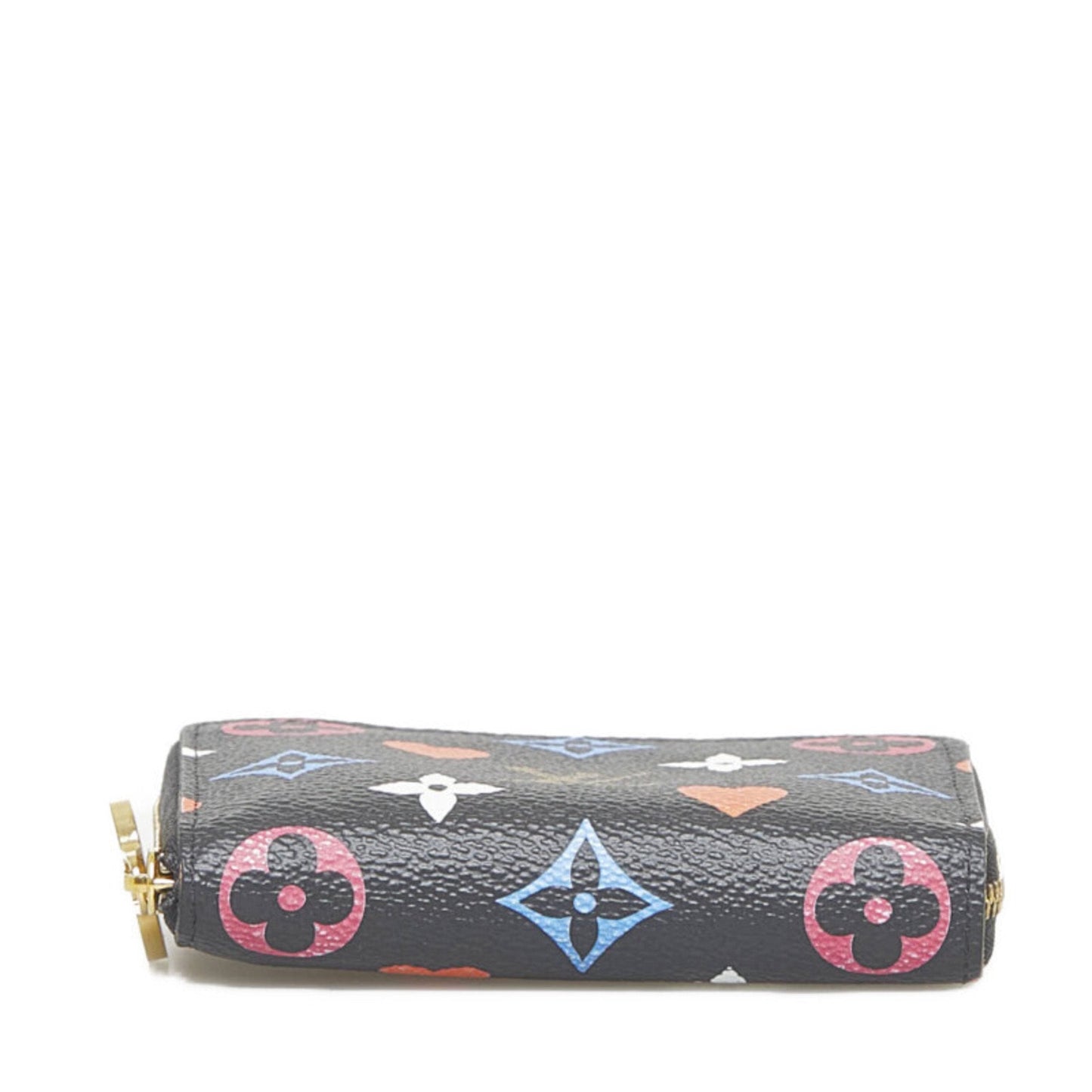 Louis Vuitton  Monogram Game On Zippy Coin Purse Case M80305 Noir Black PVC Leather Ladies