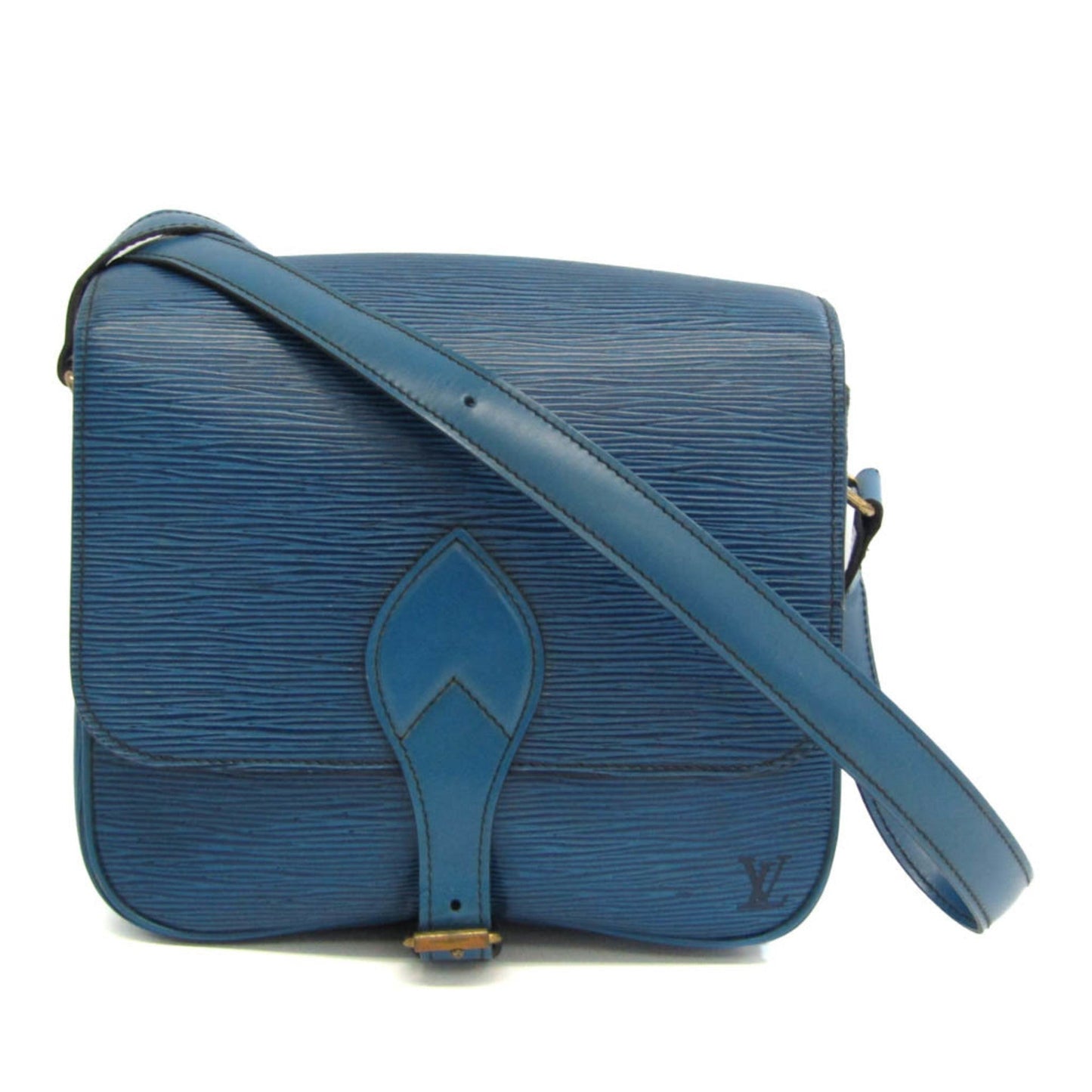 Louis Vuitton  Epi Cartouchiere M52245 Women's Shoulder Bag Toledo Blue