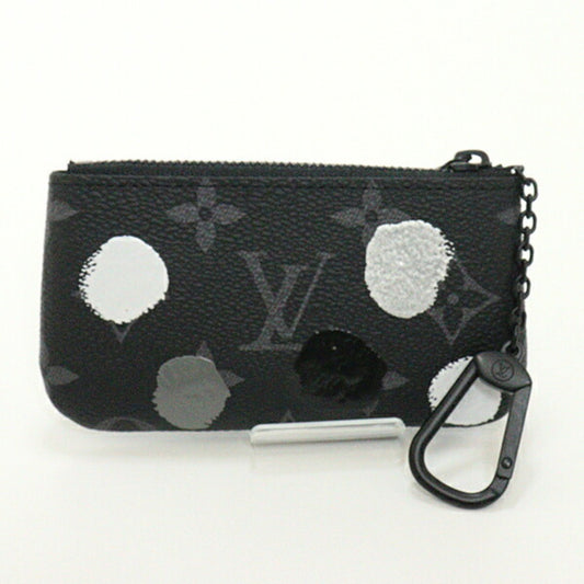 Louis Vuitton  Yayoi Kusama Collaboration Coin Case Key Pouch Black Dot Pattern