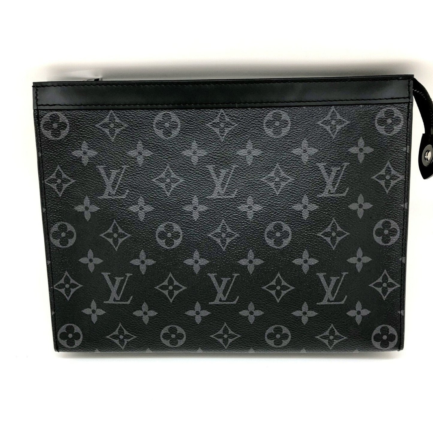 Louis Vuitton  Pochette Voyage M61692 Monogram Eclipse Black Silver Hardware Men's Second Bag