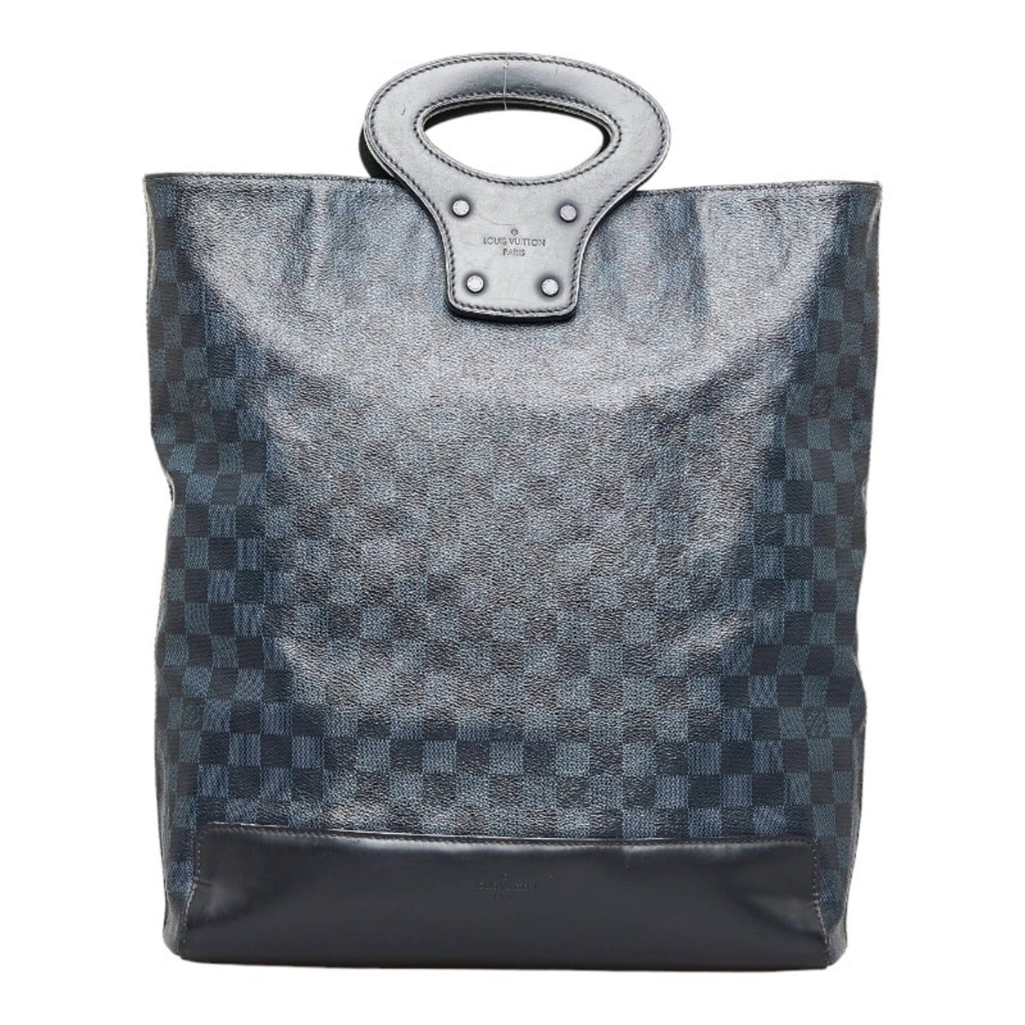 Louis Vuitton  Damier Cobalt Tote NS Handbag Shoulder Bag N51100 Navy PVC Leather Women's