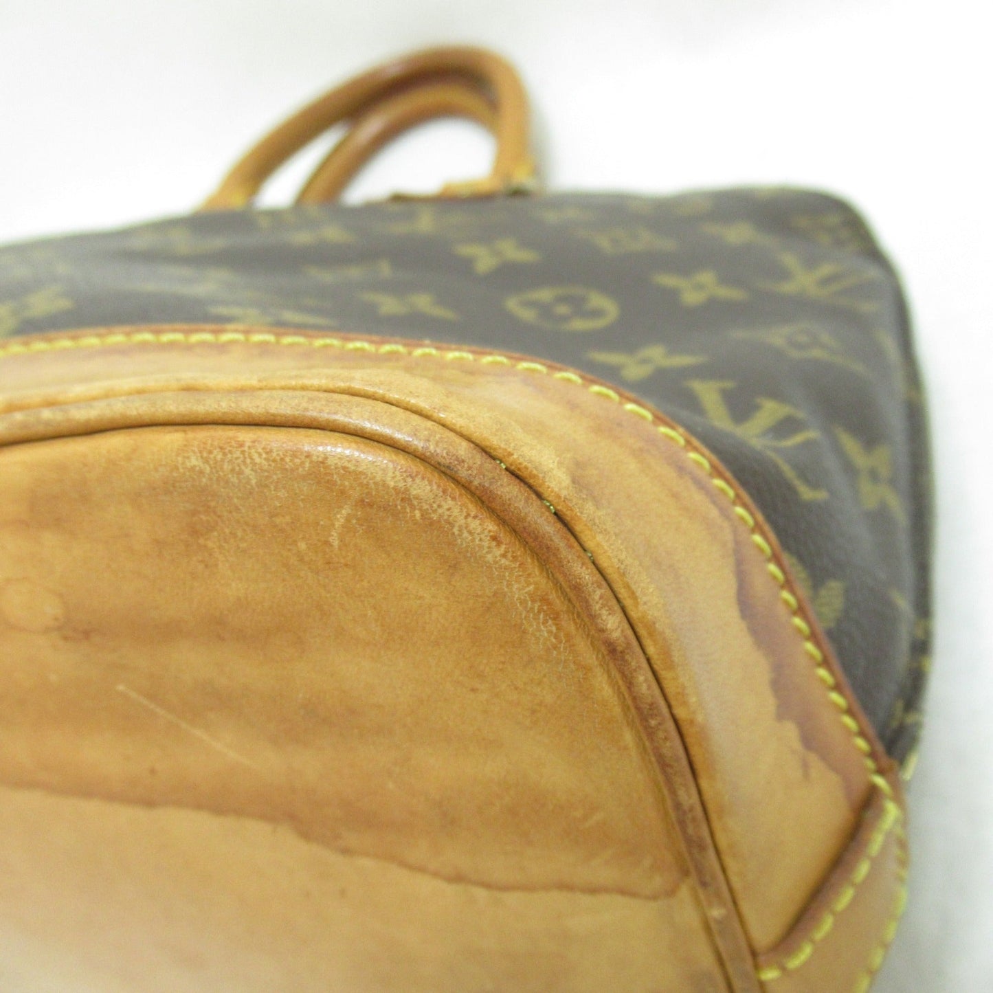 LOUIS VUITTON Alma Brown Monogram PVC coated canvas M51130