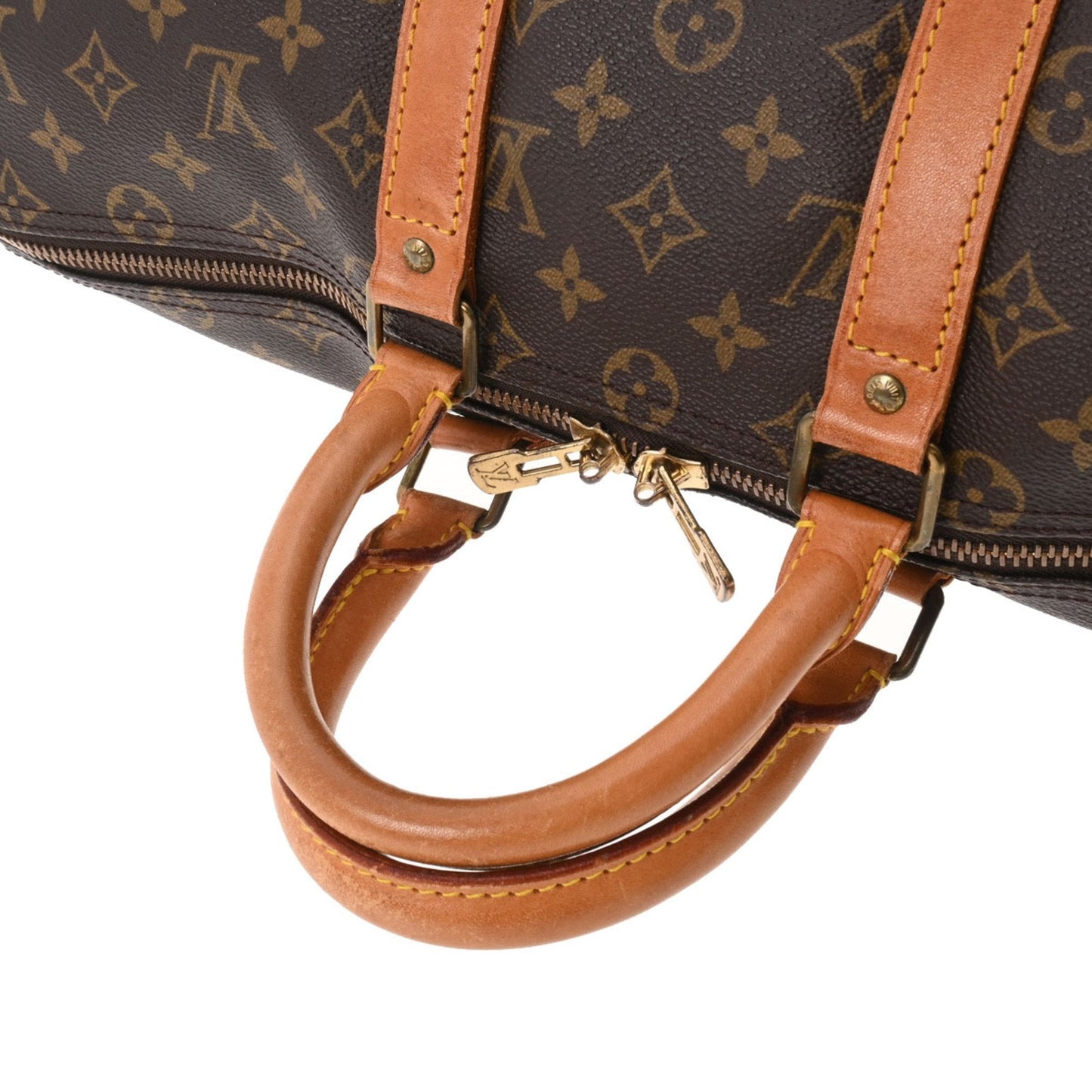 Louis Vuitton  Monogram Keepall 45 Brown M41428 Women's Canvas Boston Bag