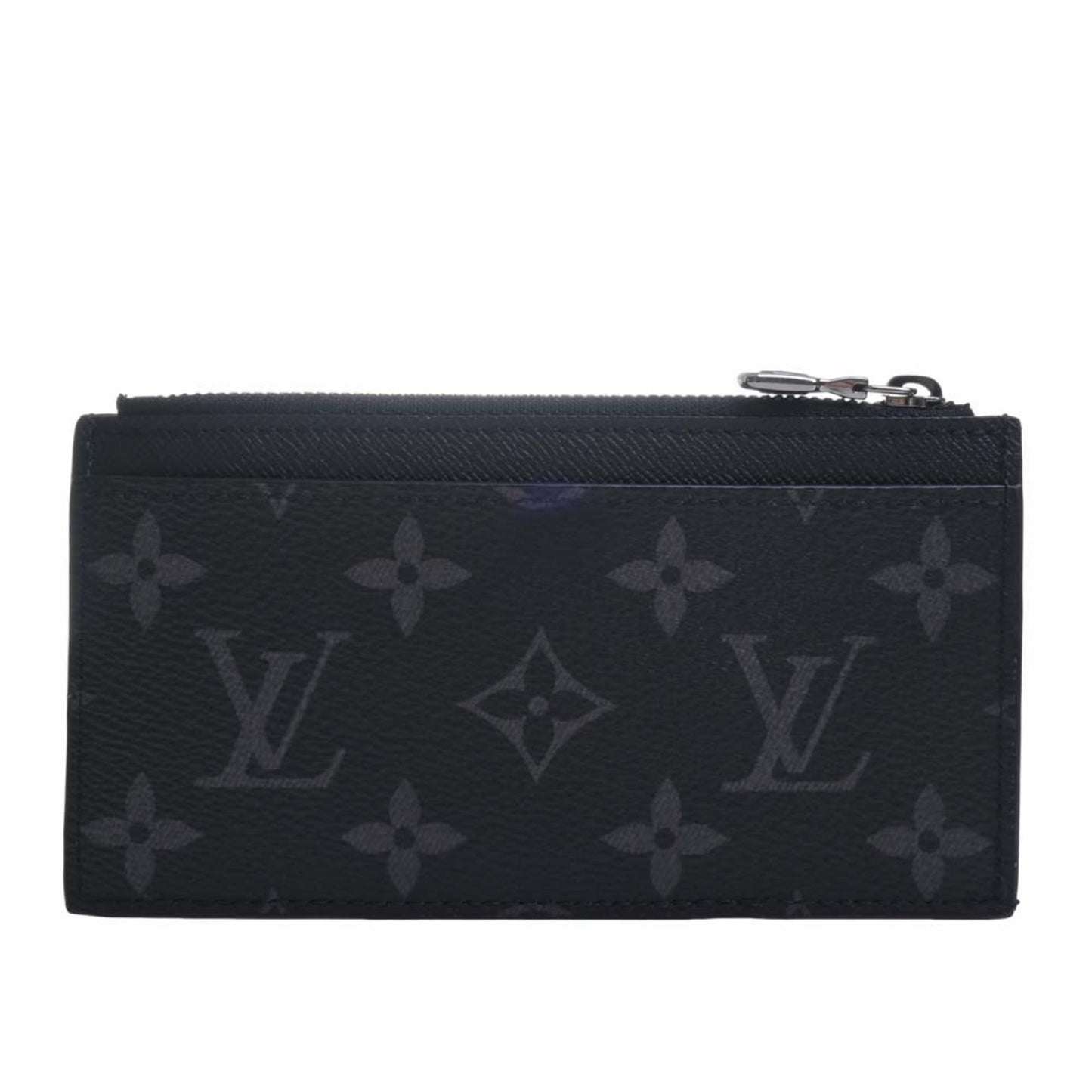 LOUIS VUITTON Eclipse Reverse Coin Card Holder M69533 Black Men's