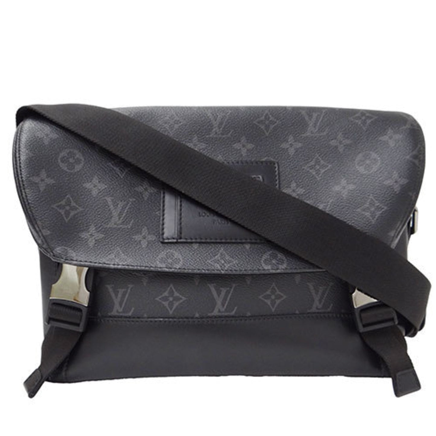 Louis Vuitton  Bag Monogram Eclipse Men's Shoulder Voyage PM M40511 Gray Black